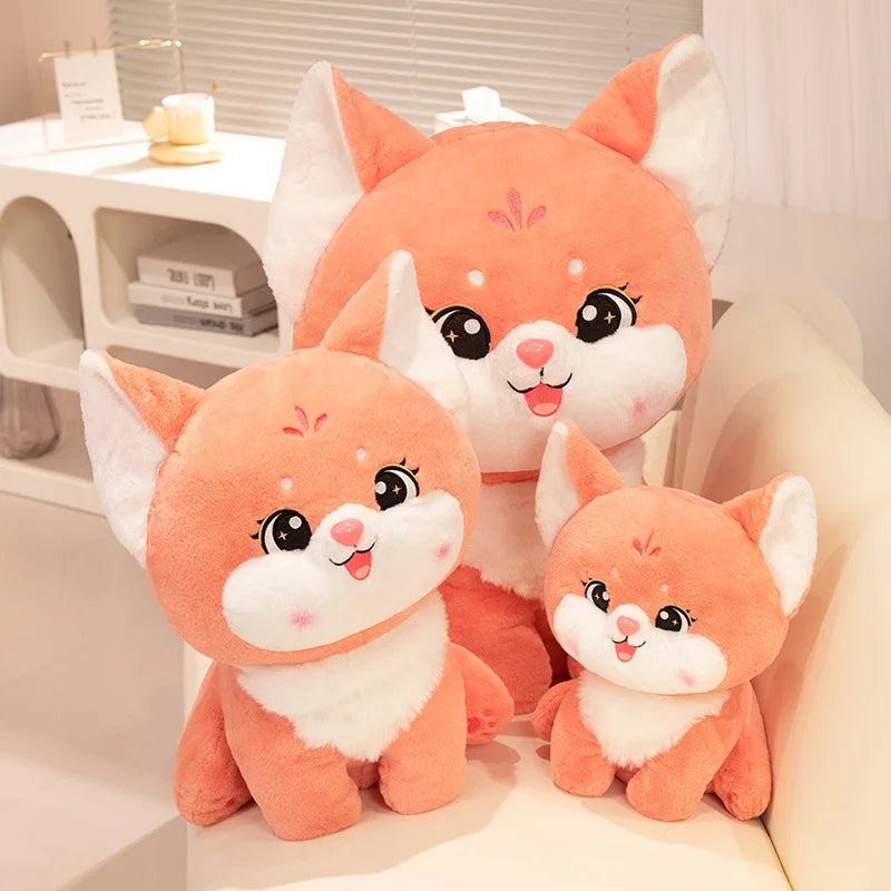Amber the Huggable Long-Tail Fox Plushie