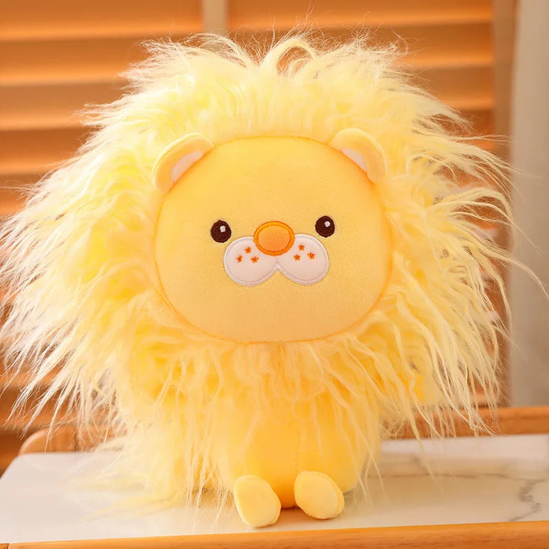 Roary the Kawaii Colorful Fluffy Lion Snuggle Plushie