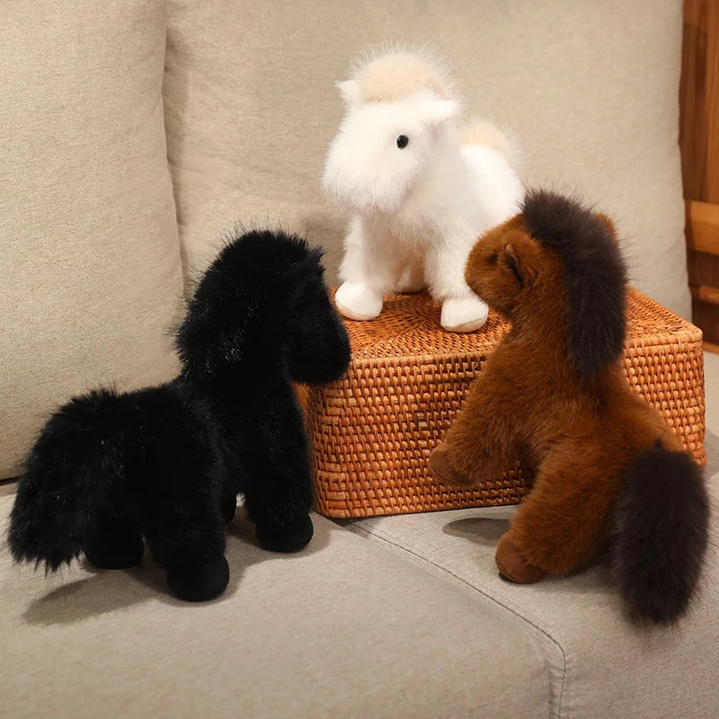 Chestnut the Realistic Lifelike Horse Snuggle Plushie