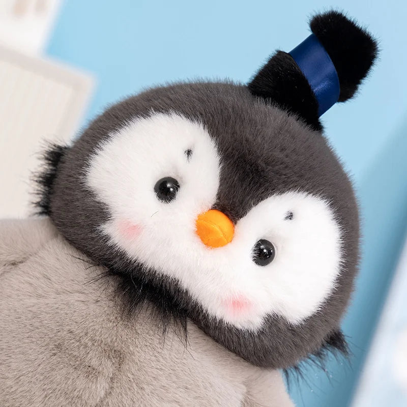 Chonky Kawaii Couple Penguin Snuggle Plush