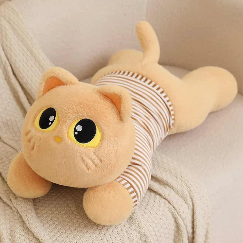 Luna the Kawaii Soft Lying Cat Plush Cushion