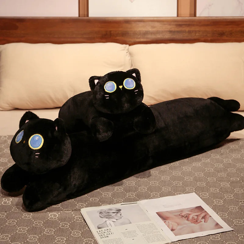 Midnight the Brooding Kawaii Black Cat Plushie