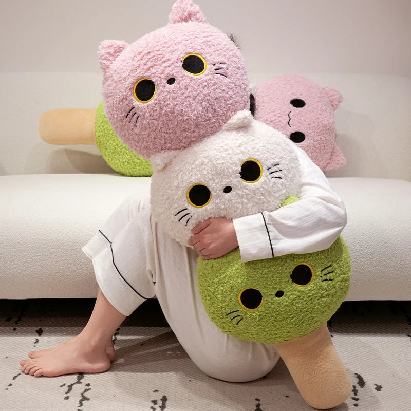 Tanghulu Snacking Kawaii Cat Snuggle Plushie