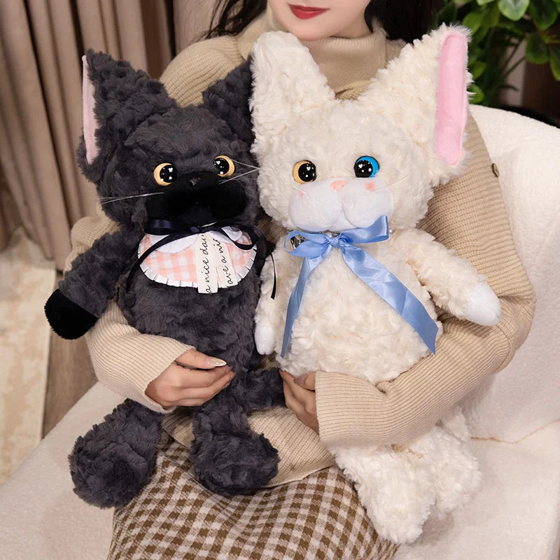 Scarfy the Cozy Kawaii Cat Snuggle Plushie