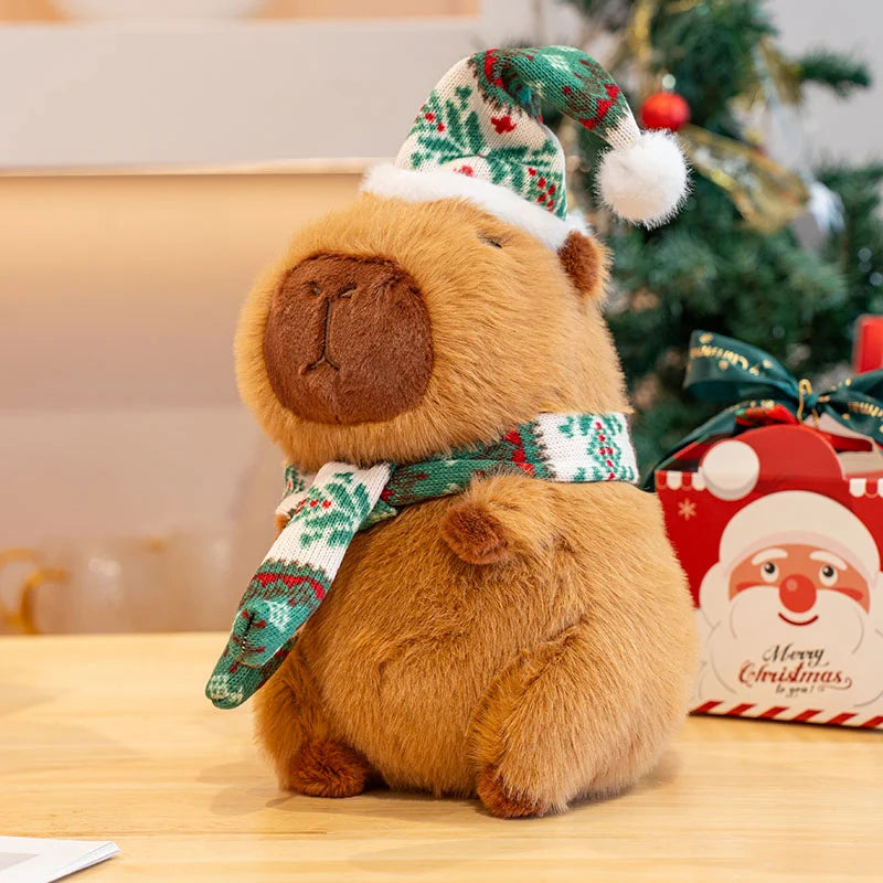 Capy the Festive Red Hat New Year Capybara Plush