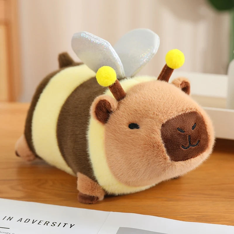Capy the Kawaii Cosplay Lion Bee Flower Capybara Plush