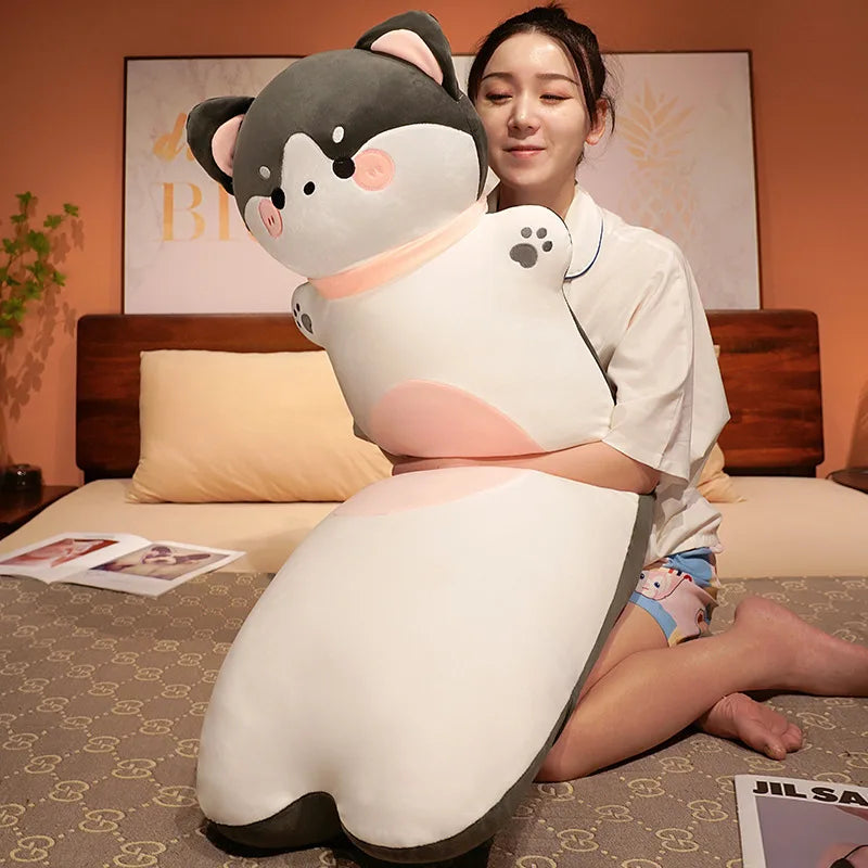 Noodle the Kawaii Long Fox Cat Rabbit Snuggle Plush Pillow