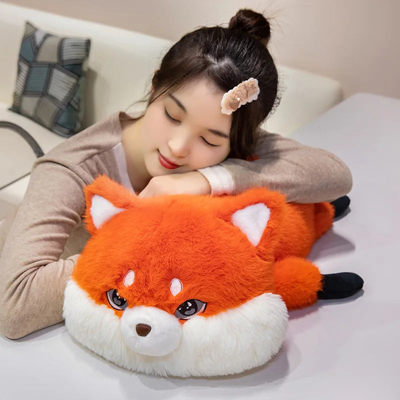 Amber the Kawaii Fox Snuggle Plush Pillow