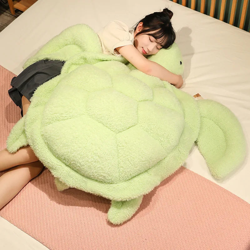 Shelly the Giant Hairy Turtle Sofa Plush Cushion