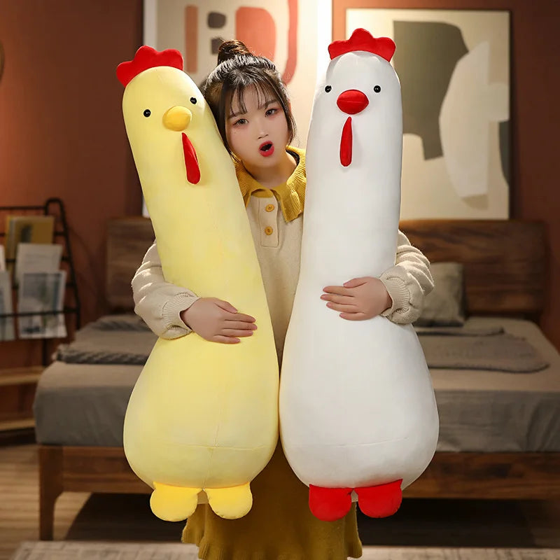 Sunny the Chonky Round Yellow Chick Sleeping Pillow