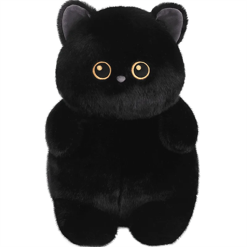 Callie the Kawaii Calico Siamese Black Cat Plush