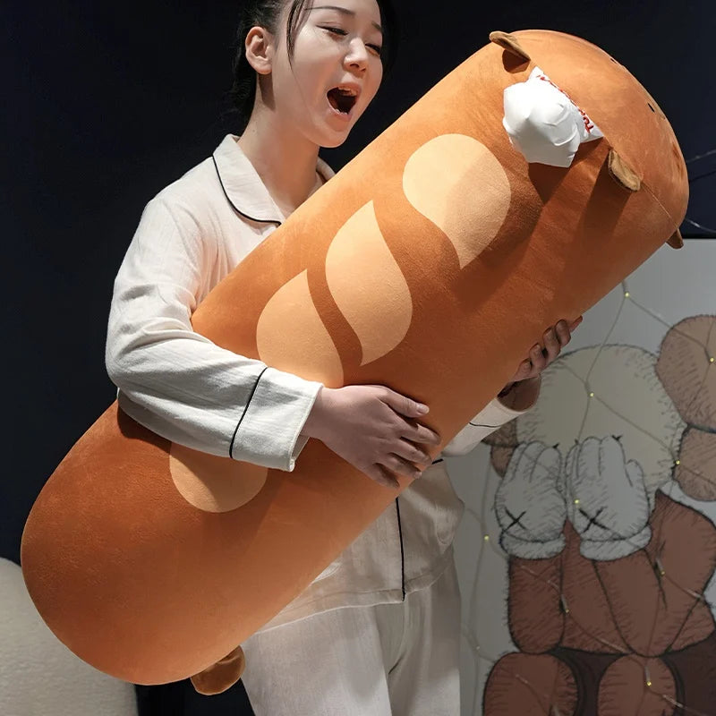 Capy the Kawaii Bread Capybara Soft Food Snuggle Plush Pillow