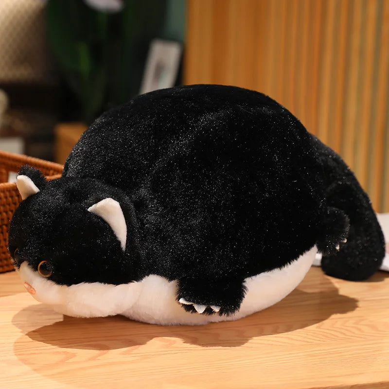Fatty the Round Cat Crocodile Puffer Fish Plush Pillow
