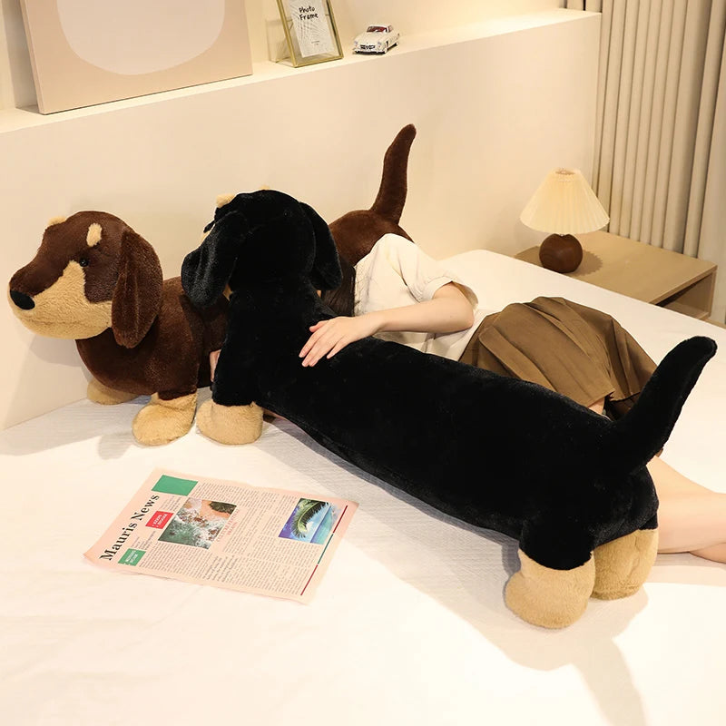 Slinky the Long Dachshund Body Snuggle Pillow