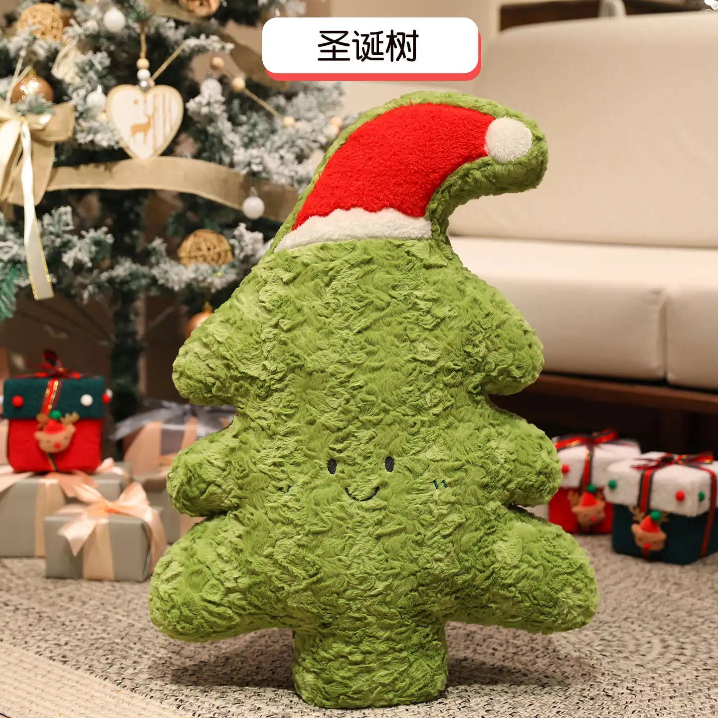 Jolly Christmas Santa Elk Snowman Kawaii Plushie Set