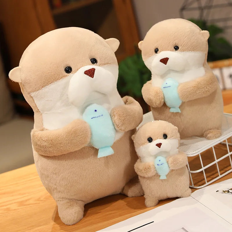 Otis the Chubby Kawaii Sea Otter Snuggle Plushie