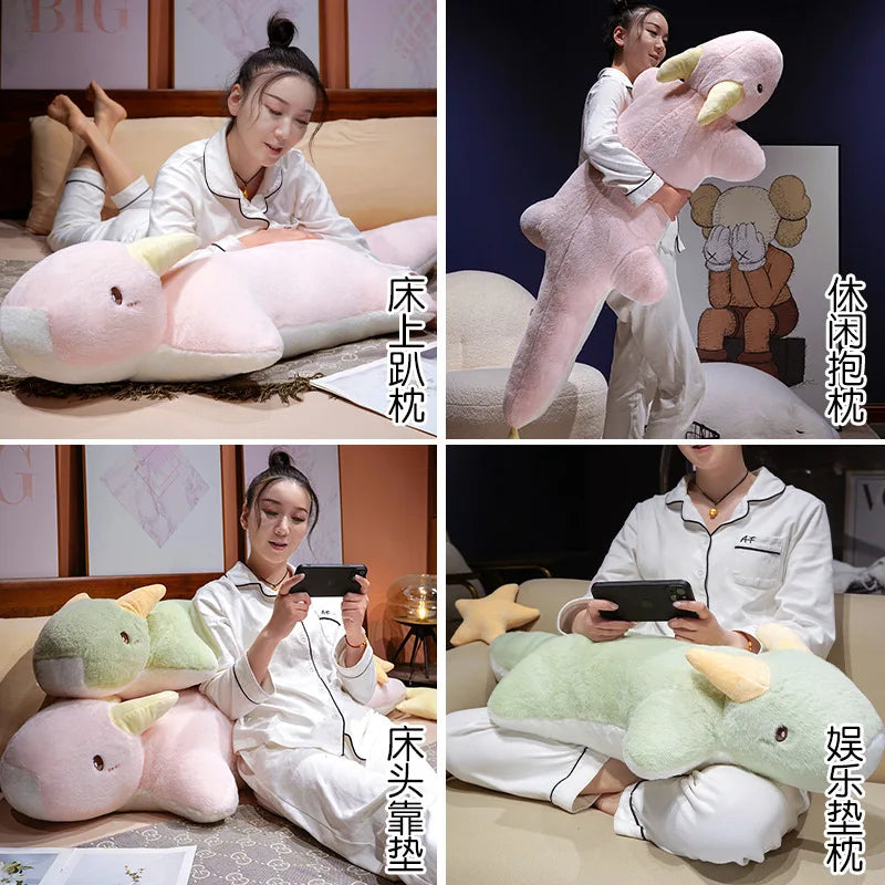 Drago the Giant Kawaii Star Dragon Dino Snuggle Plush Pillow