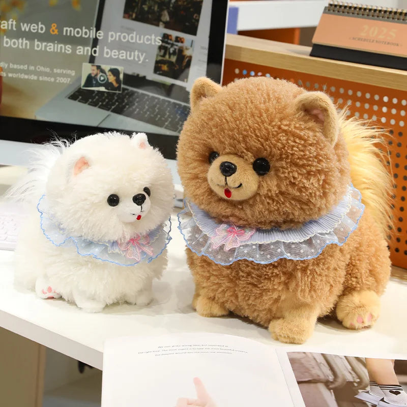 Pompom the Realistic Pomeranian Dog Plush