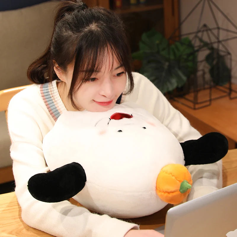 Boo the Kawaii Fat Pumpkin Ghost Plush Pillow