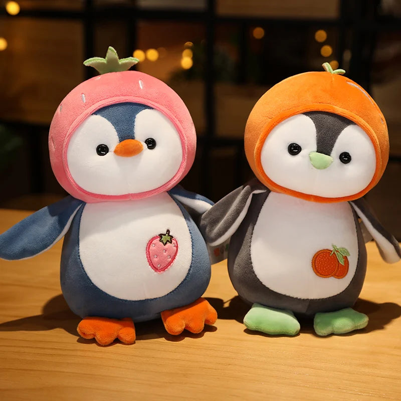 Waddles the Kawaii Strawberry Dress Up Penguin Plush