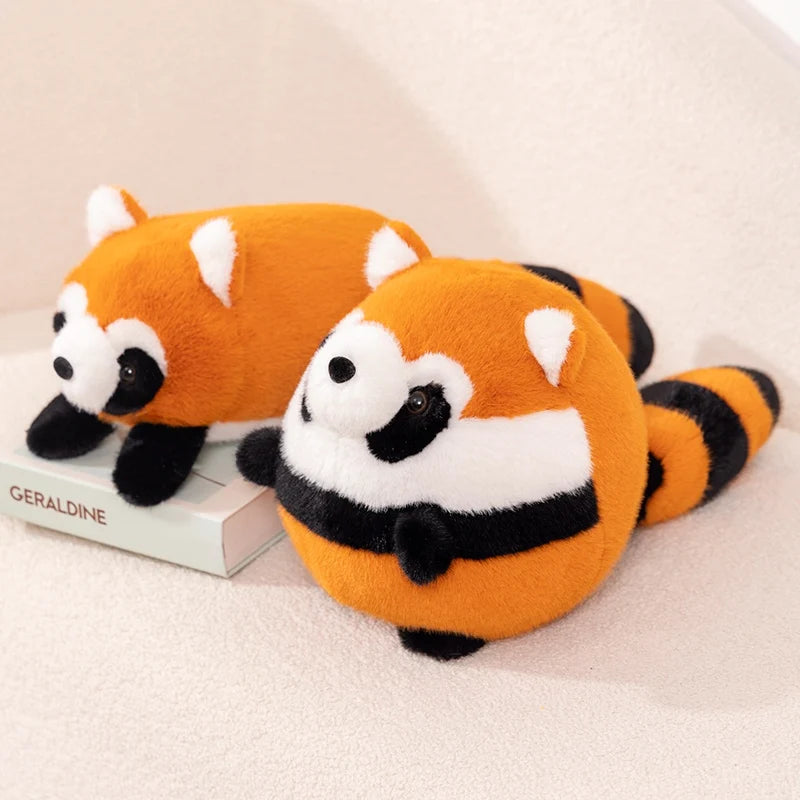 Pudgy Round Red Panda Snuggle Plushie