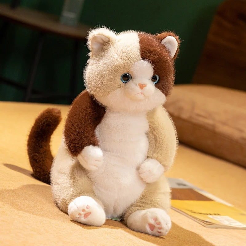Mochi the Kawaii Sitting Cat Snuggle Plush Pillow