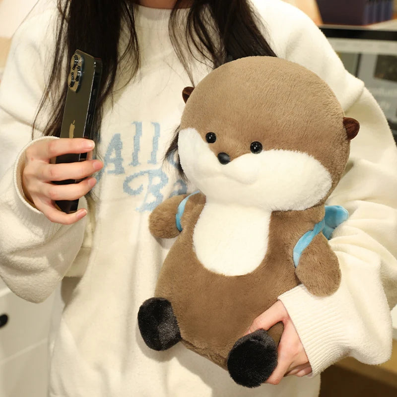 Ottie the Fluffy Baby Kawaii Otter Starfish Snuggle Plushie