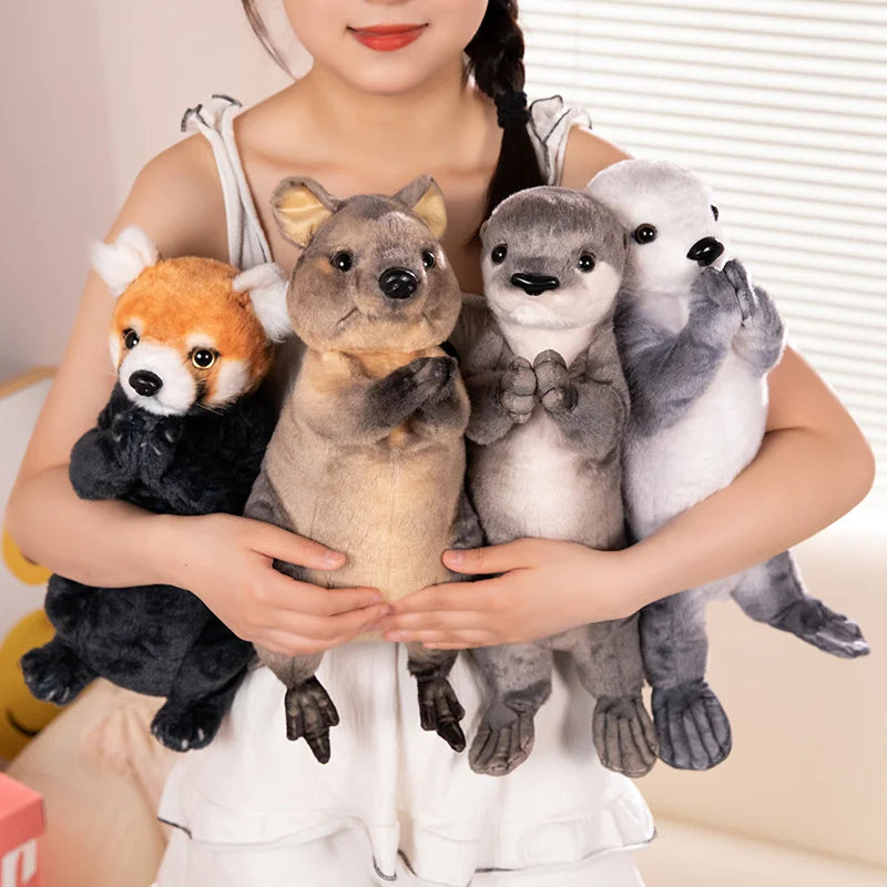 Ottie the Standing Blessing Sea Otter Raccoon Plushie
