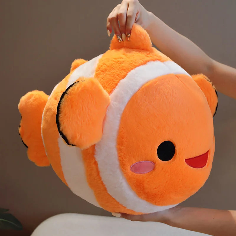 Fishy the Soft Cartoon Fish Marine Plush Pillow