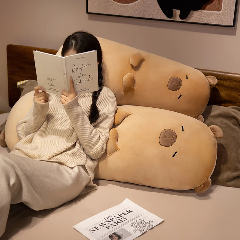 Capo the Chonky Long Capybara Leg Pillow Plush