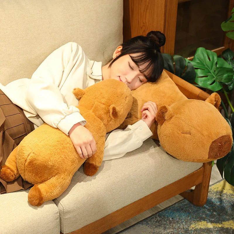 Capo the Kawaii Long Giant Capybara Pillow Plush