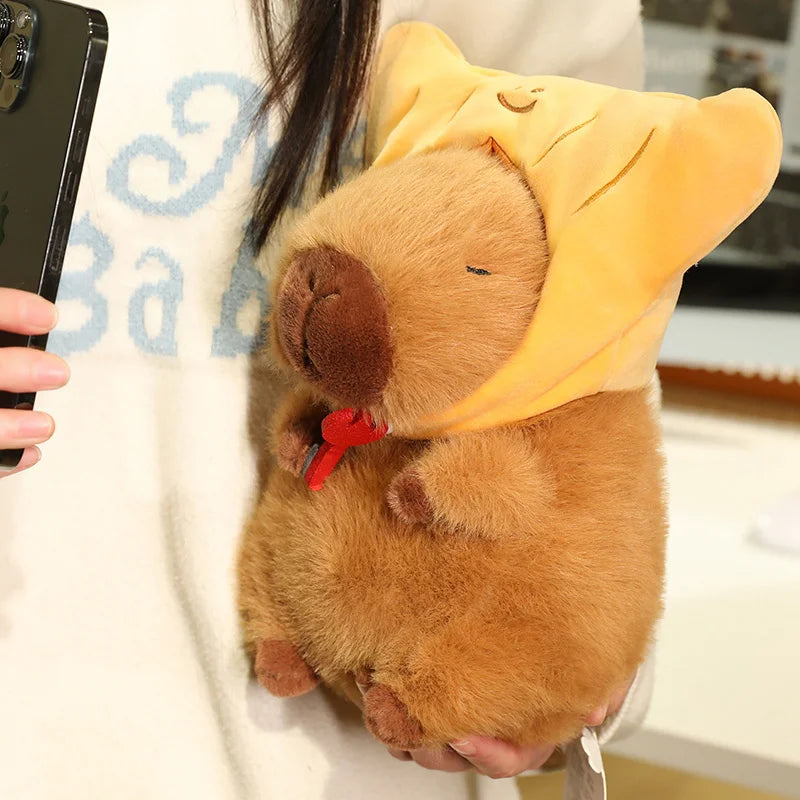 Capy the Toast Croissant Bread Room Capybara Plushie