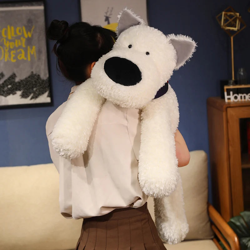 Westie the Fluffy West Highland Puppy Plush Cushion