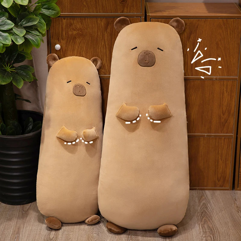 Capo the Chonky Long Capybara Leg Pillow Plush