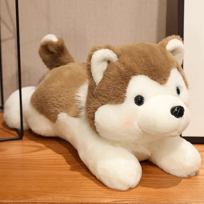 Biscuit the Kawaii Lying Husky Puppy Plushie