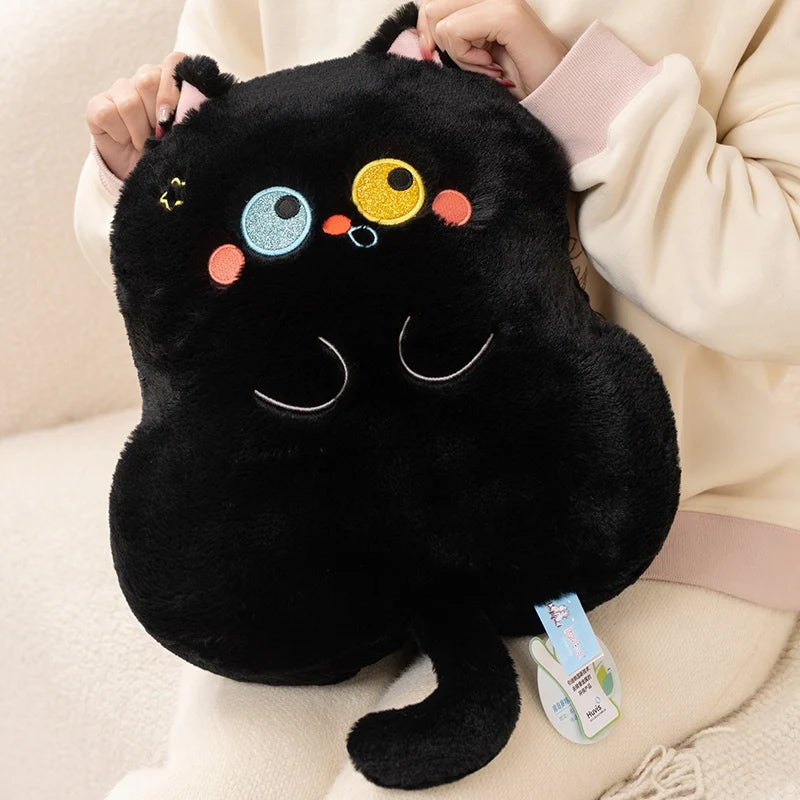 Chonky Round Kitten Snuggle Plushie