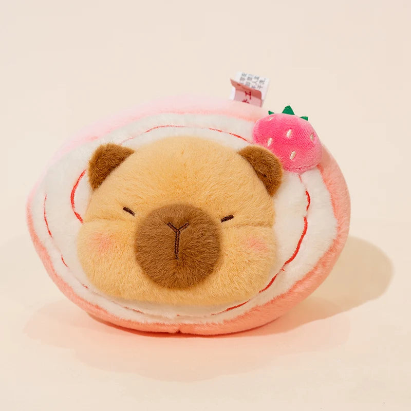 Capy the Sweet Cake Kawaii Capybara Snuggle Plushie
