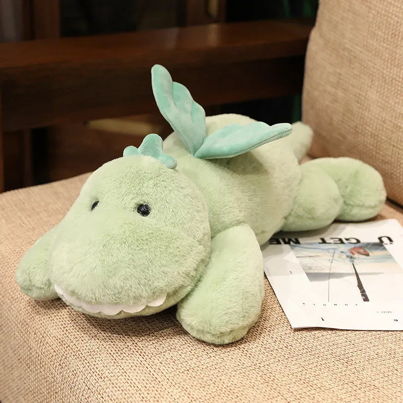 Stretchy the Giant Tanystropheus Dino Plush Pillow