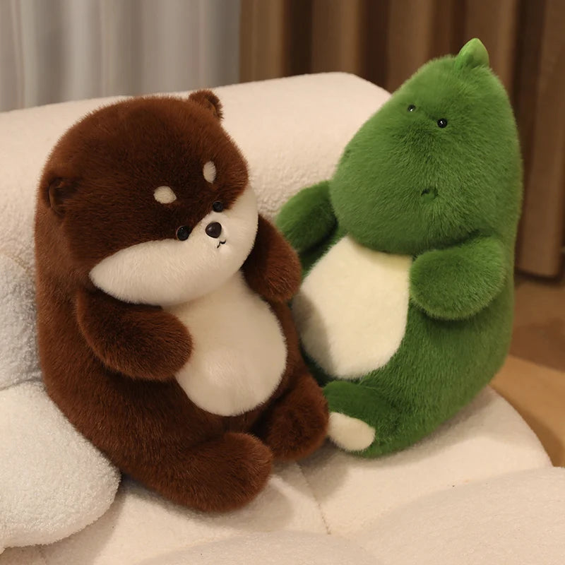 Fluffy Fox Puppy Black Cat Dino Beaver Plush Plushie