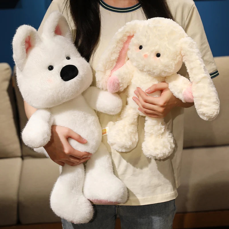 Biscuit the Kawaii Running Rabbit Puppy Westie Snuggle Plushie