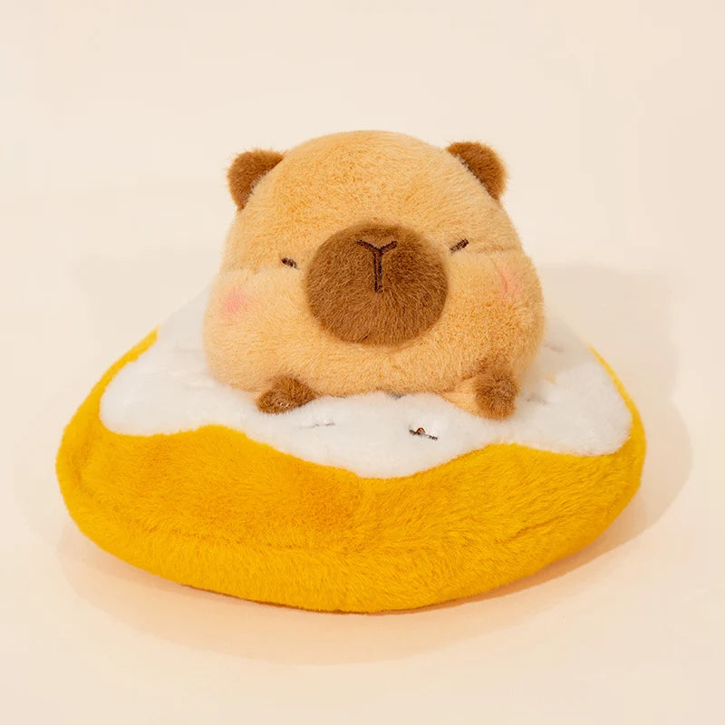 Capy the Sweet Cake Kawaii Capybara Snuggle Plushie