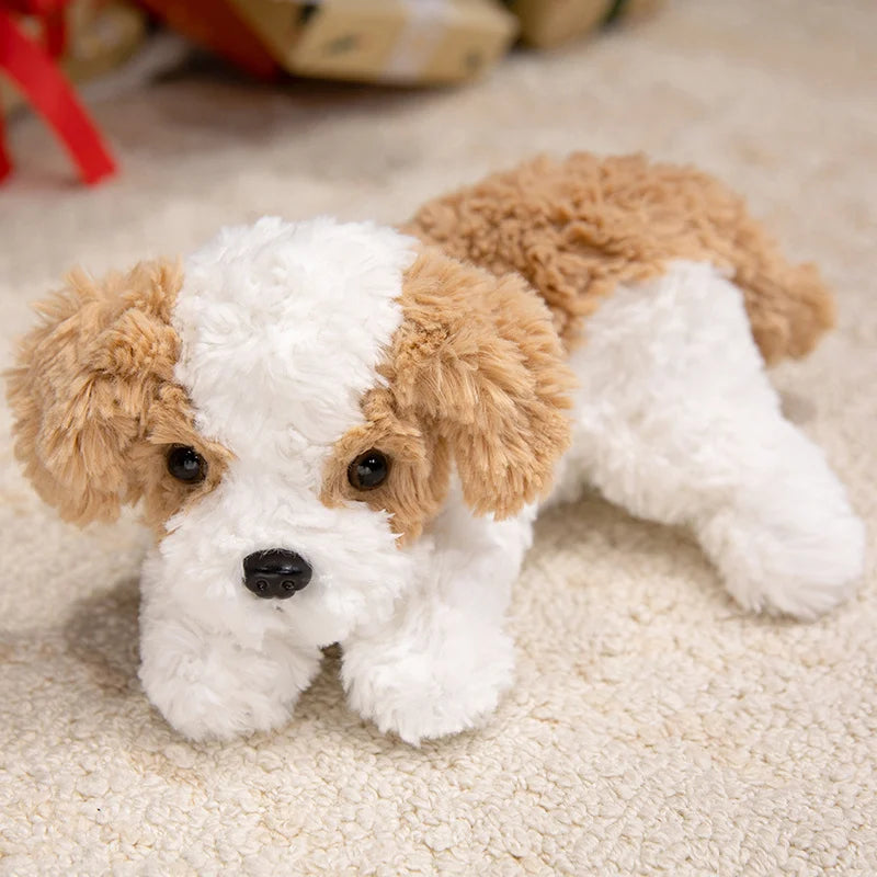 Snowball the Lifelike Curly Bichon Dog Plush Plushie