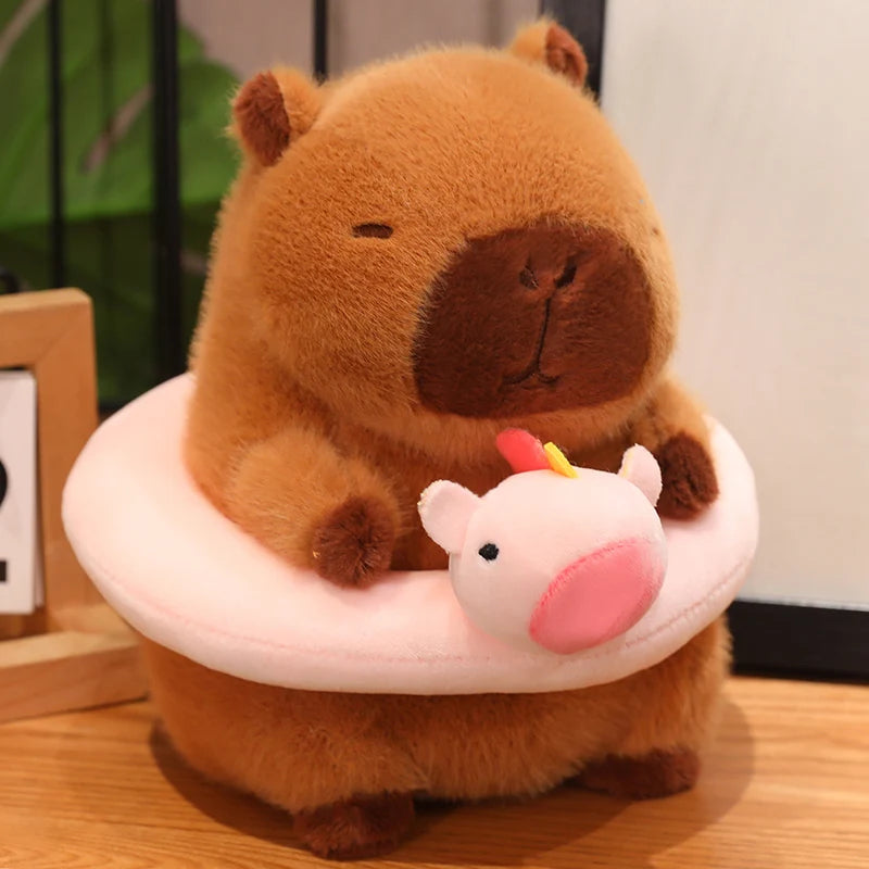 Capy the Swimming Circle Dress-Up Capybara Plushie