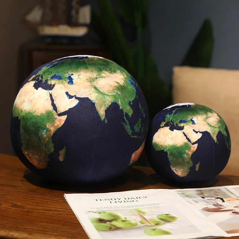 Cosmo the Kawaii Simulation Earth Moon Sun Planet Plush Pillow