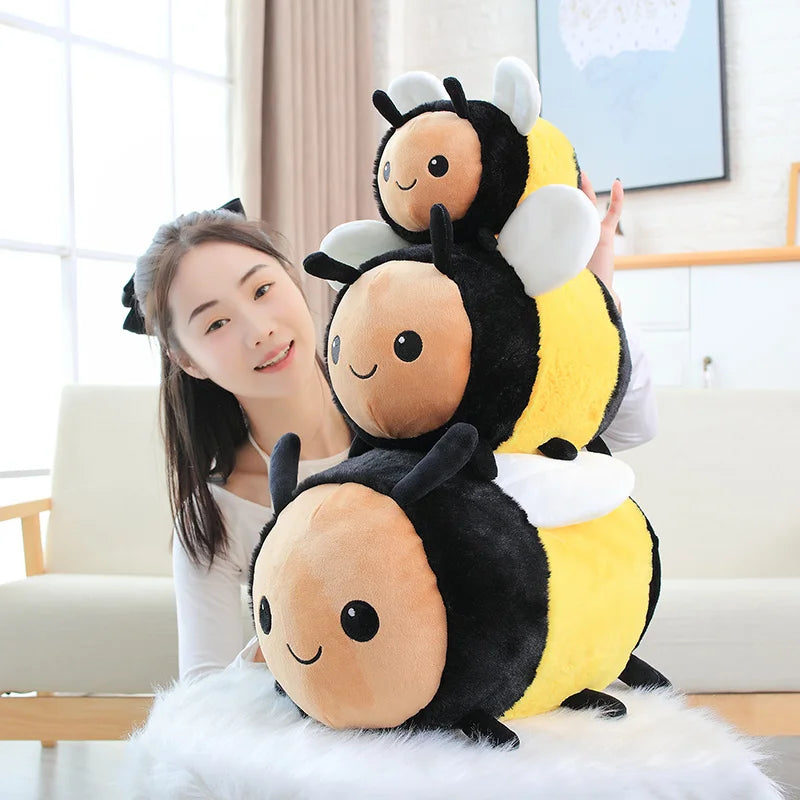 Chubby Kawaii Bumblebee Snuggle Plushie
