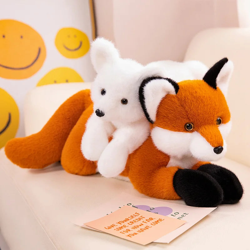 Amber the Fluffy Long-Tail Kawaii Fox Snuggle Plushie