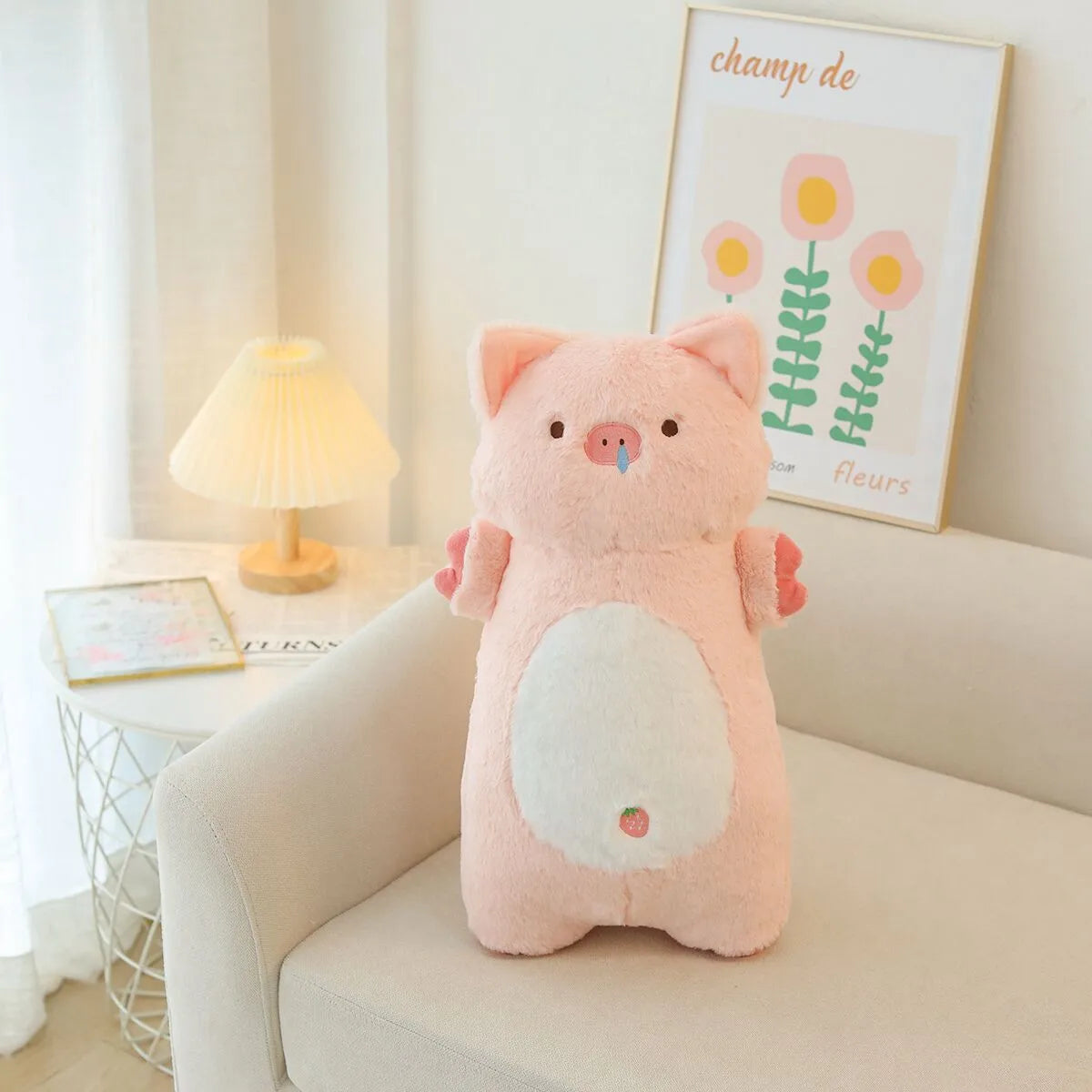 Noodle the Long Standing Siamese Snotty Pig Body Pillow