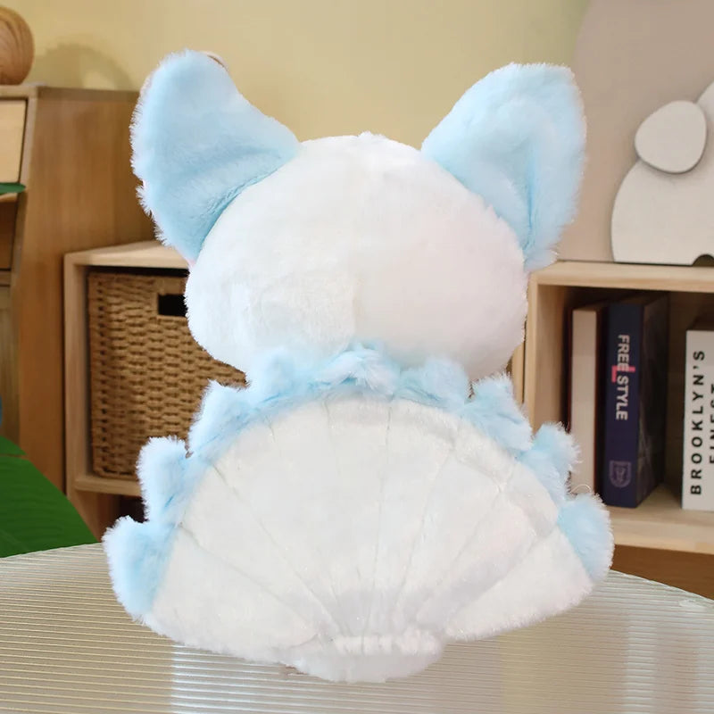 Kitsune the Dreamy White Nine-Tailed Fox Plushie