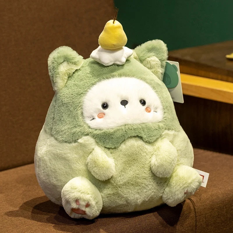 Kawaii Birthday Cake Bear Friends Snuggle Plush Pillow