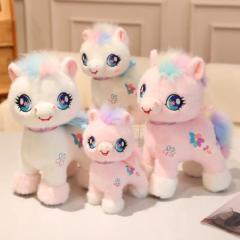 Dreamy Winged Rainbow Unicorn Kawaii Snuggle Plushie